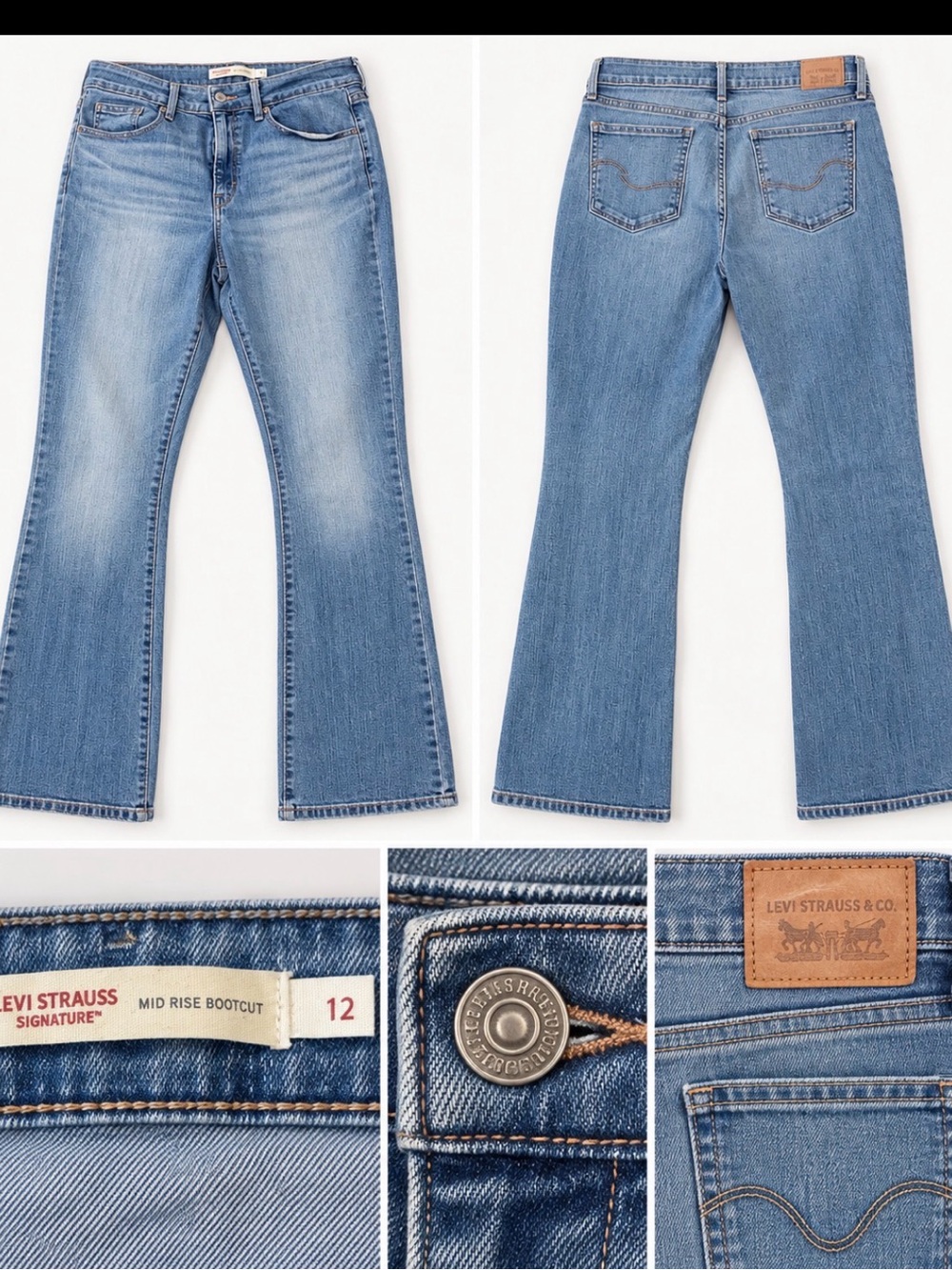 Levi's Women's Light Blue Bootcut Jeans - Classic Wash